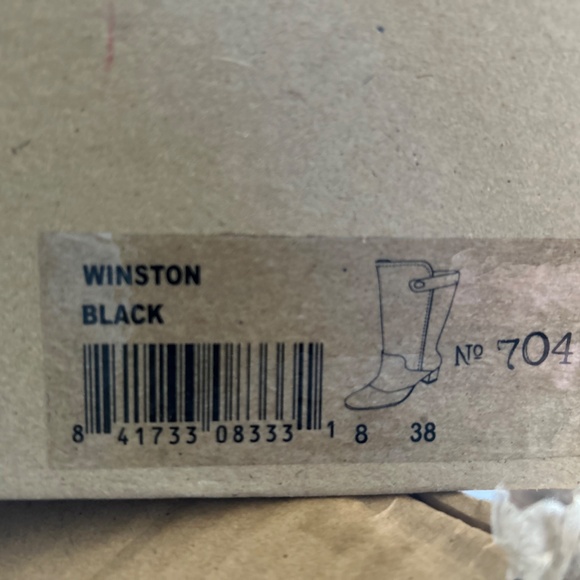 black heeled leather boots - Picture 12 of 12